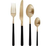 Cosy & Trendy Set de couverts Olivia Champagne Noir 16 pièces / 4 personnes