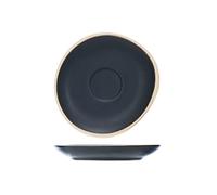 Cosy & Trendy Sous-Tasse Expresso "GALLOWAY"Noir D12CM-Lot de 6