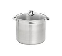 Cosy & Trendy TI004064C Ottawa Marmite Couvercle Verre Aluminium Diamètre 32,5 cm 20 L