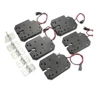 CosyCaya Lot de 5 serrures de porte DC 12 V - Petit verrou électromagnétique - Vente automatique - Contrôle électrique - Mini porte d'armoire - Serrure électronique facile à utiliser