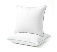 COSYLAND Oreillers Lot de 2 60 x 60 cm - Oreillers de Lit Moelleux, Fibre Creuse 7D, Confort Hôtel, Respirants, Gonflants, Lavables