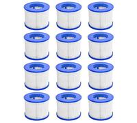 CosySpa Filtre pour Spa Gonflable Cartouche Filtration Standard et Vissées pour Spa | Pack de 1, 6 et 12 | Compatible avec Cosy Spa et Autres Types de Bain à Remous (Lot de 12, À vis)