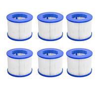 CosySpa Filtre pour Spa Gonflable Cartouche Filtration Standard et Vissées pour Spa | Pack de 1, 6 et 12 | Compatible avec Cosy Spa et Autres Types de Bain à Remous (Lot de 6, À vis)
