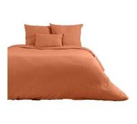 Côté déco - Parure de lit - Double gaze de coton - 240 x 260 cm - Caramel Marron G