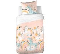 Côté déco - Parure de lit enfant Licorne - Polycoton 51 fils - 140 x 200 cm Multicolore G