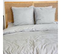 CÔTE DECO Parure de Lit Polyester Microfibre - Gris Cendré - 3 pièces