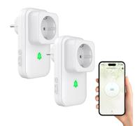 COTINSE 2 Pack Détecteur de Coupure de Courant WiFi | Prise d'Alarme Tuya WiFi, Application Smart Life, 3 Niveaux de Volume jusqu'à 110 dB, Pour Aquarium/Réfrigérateur