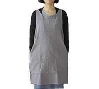 Coton doux Tablier en lin Couleur unie Dos nu Croix Bandage tabliers Style japonais X Forme de cuisine cuisson Vêtements Cadeau pour Femme Chef Pendaison