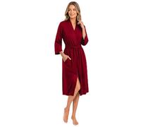 Coton Mélange Tricoté Peignoir de Bain femme Douillet Léger Robe de Chambre