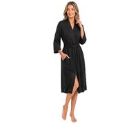 Coton Mélange Tricoté Peignoir de Bain femme Douillet Léger Robe de Chambre