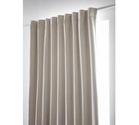 COTON PUR Rideau occultant phonique et Thermique doublé Polaire Galon fronceur Bjorn 100% Opaque Le Fil d'Ariane (Pampa)