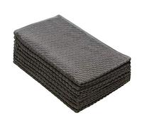 COTTON CRAFT - Lot de 8 torchons de Cuisine en Tissu éponge gaufré EuroCafe, 100% Coton filé à l'anneau, 2 Plis, très absorbants, à Faible peluchage, de qualité Professionnelle, 400 g, essuie-Mains