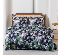 Cotton Market Parure de lit 220x200 cm avec taie d'oreiller - Ensemble 3 pièces - Housse de Couette 220x200 cm et 2 taies d’Oreiller (70x80 cm) - Panthère