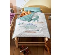 Couchage de sieste maternelle personnalisable MINILI DINOS vert TU