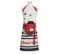 Coucke 3152195097819 Tablier Rit French Vache, Coton, Multicolore, 85x76 cm