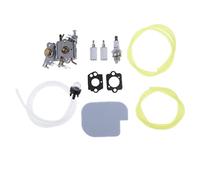 CoudarTitie 1s Carburetor Kit Filtre à Air Bougie Durite Ensemble Complet pour Tronçonneuse Essence Jardinage Entretien Outils Extérieurs