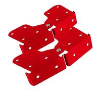 CoudarTitie 2 Pièces Loft Ladder Hinge Accessoire Kit Remplacement Métal Attache Barre Tringle Renforcée Fonction Pliage Adapté pour Escalier Maison Grenier, Charnière Plate