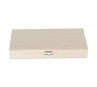 CoudarTitie Boîte Boîte à Lames de Coffret de Présentation Porte-spécimens Tablette Numérotée en Bois Adaptée à la Collection