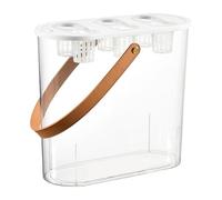 CoudarTitie Boîte de Culture Pot Hydroponique Conteneur de Semis Jardinière de Fenêtre avec Couvercle Pratique pour Le Nettoyage Adapté Aux Espaces de Vie et BALC, Blanc