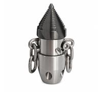 CoudarTitie Buse de Canalisation Rotative Déboucheur Nettoyeur Embout Tête Raccord Femelle Sécurisé pour Nettoyeur à Pression, M22, M22 Filetage Interne 40L/Min Tête Trempée