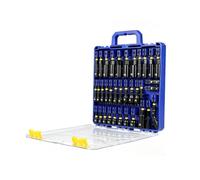 CoudarTitie Coffret Douilles et Embouts Portable Coffret Clés à Douille Universel Outillage pour Atelier, Bleu