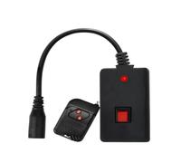 CoudarTitie Controller Boîtier Interrupteur Contrôleur Télécommande Contrôle Simple Effets Hivernaux Boîtier Rectangulaire à Câble, Contrôleur Deux-en-un Filaire Et Télécommande Pour Machine À Fumée