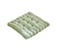 CoudarTitie Coussin Carré pour Chaise Assise de Sol Épaisse Confort Optimal pour Siège Rembourrage Moelleux Polyester Doux Utilisation dans Salon Chambre Balcon B, Vert