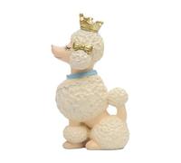 CoudarTitie Figurine Bureau Caniche Décorative en Résine pour Décoration Bureau Intérieur, Style D