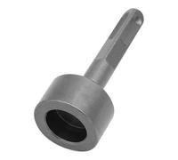 CoudarTitie Ground Rod Driver Bit pour Enfoncement Des Tiges de Mise à La Terre Embout de Perforation Métallique Pièce de Conversion Solide Acier Fonction, Tige Carrée Id21 Mm