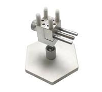 CoudarTitie Mini Étau Banc Compact Réglable Alliage Aluminium Vise Miniature Table Outil Précision Portable pour Artisanat Bijoux Adapté à L'Atelier DIY Modélisme, avec Socle