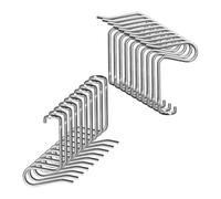 CoudarTitie Outil de Réparation de Clôtures à Tension de Fil En 10 Pièces, pour La Tension Des Clôtures En Treillis Métallique, Robuste En Acier Inoxydable, Utili, 20 Pièces