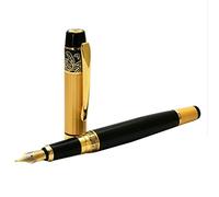 CoudarTitie Stylo Élégant Deluxe Stylo Traditionnel avec Plume Moyenne Finition Dorée en Matériaux Haut de Gamme Adapté à l'Écriture
