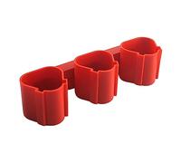 CoudarTitie Support de Batterie, Porte-batterie, Organiseur D'outils Multifonctions, Station D'accueil, Serrurier, Rouge 3 en 1