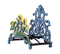 CoudarTitie Support de Tuyau de Jardin Organisateur Crochet Rangement Fer Robuste Installation Murale Convient pour Jardin Balcon Terrasse Cour Décoration, 26cmx18.5cmx30cm