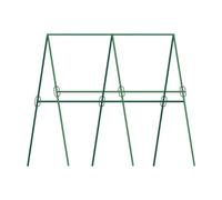 CoudarTitie Treillis Plante Grimpante Support de Tuteur Légumes Cadre Métallique Démontable Système Antidérapant Armature en Acier Adapté Au Jardin Balcon Serre C, 90cmx90cm
