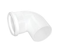 Coude 45° Chemilux condensation D80 PPTL + joint peroxyde UBBINK 222954