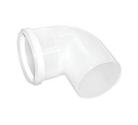 Coude 45° Chemilux condensation D80 PPTL + joint peroxyde UBBINK 222954