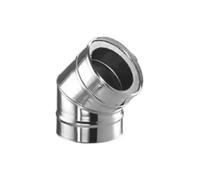 Coude 45° - double paroi - Schiedel ICS 180 mm