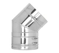 Coude 45° - double paroi - TEC-DW-Classic 150mm
