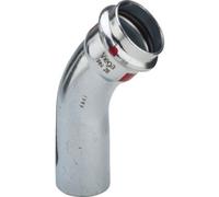 Coude 45° électrozingué mâle / femelle - diamètre 28 à sertir VIEGA