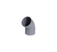 Coude 45° en PVC diamètre 100, FF double emboiture