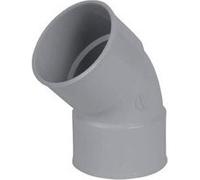 Coude 45° ff pvc gris - ø 50 mm, nicoll, ref. Ucj44 Gris G