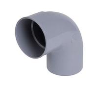 Coude 87°30 MF, PVC gris - Ø 100 mm, Ref.UCT8