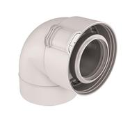 Coude 87° Rolux condensation D60 100mm PPTL PP sekurit UBBINK 229232