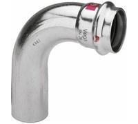 Coude 90° électrozingué mâle / femelle diamètre 35 à sertir VIEGA