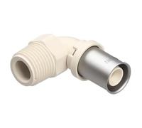 Coude 90° PPSU à sertir multicouche Ø16 mâle 15/21 Somatherm for you