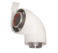Coude 90° Rolux vent 60/100 Alu/PVC UBBINK 227233