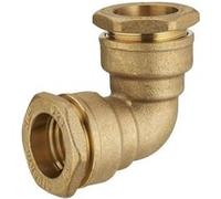 Coude à compression laiton D.25 pour tube en polyéthylène G