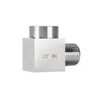 Coude À Emboîtement Inox 304 Mâle/Femelle 1/8-1 Pouce | Raccord Angle, Connexion Fiable, Montage Simple, Tailles Multiples(1/4")