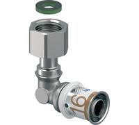 coude à sertir - ecrou libre - s-press plus - 16 mm vers 3/8 - uponor 1070611